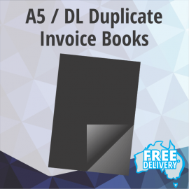 Invoice Books - A5 / DL - Duplicate Books Of 50
